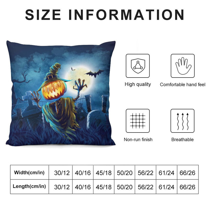 Halloween-Themed Plush Pillowcase – Soft Comfort for a Ghoulishly Good Night