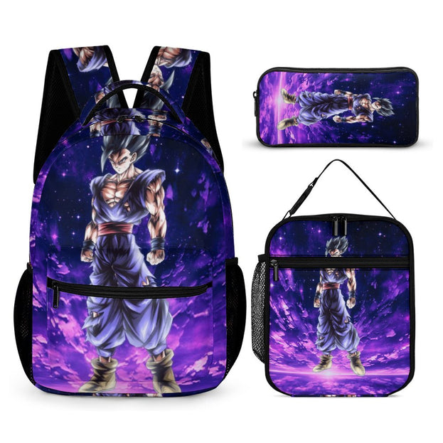 Dragon Ball Z 16 Inch School Backpack Set Fun and Functional for Preschool Kids