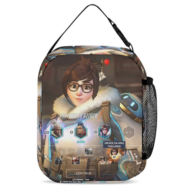 Overwatch-Themed 16 Inch Backpack High-Quality Anime School Bag for Kids and Teens