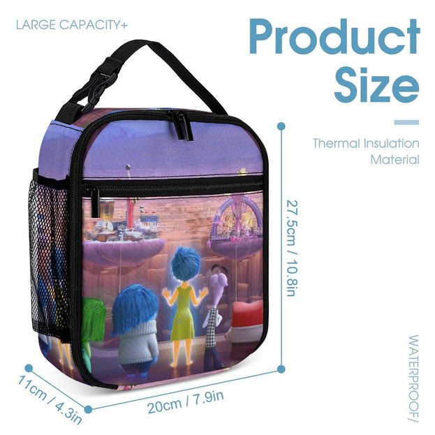 Inside Out Anime Print Backpack Durable and Stylish School Bag for Elementary and Middle School Students