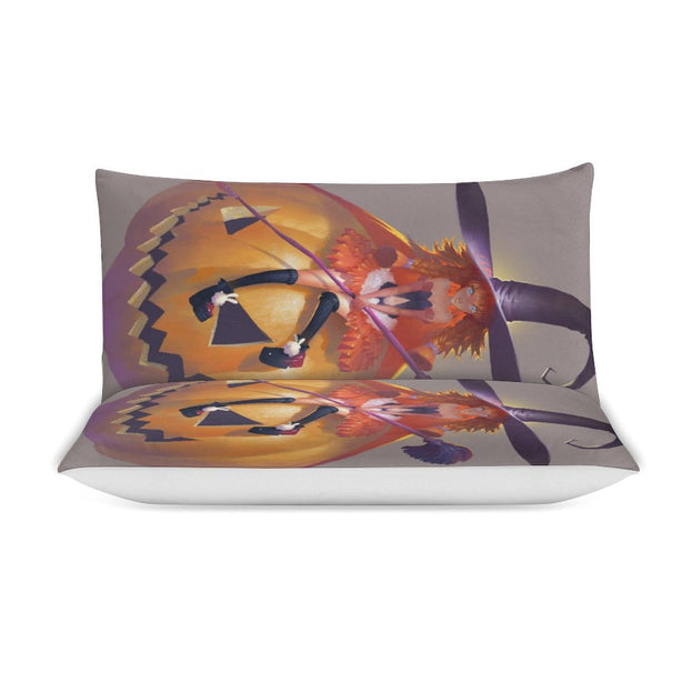 Luxurious Halloween Plush Bed Set Soft and Cozy 3-Piece Bedding for Spooky Nights