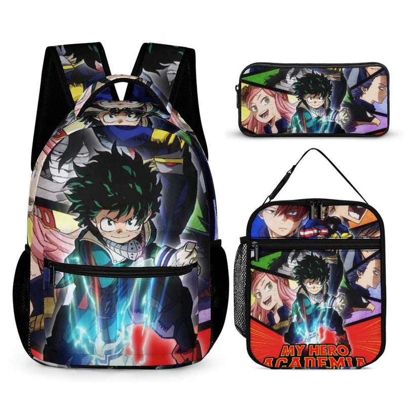 My Hero Academia School Backpack Durable and Trendy for Boys and Girls