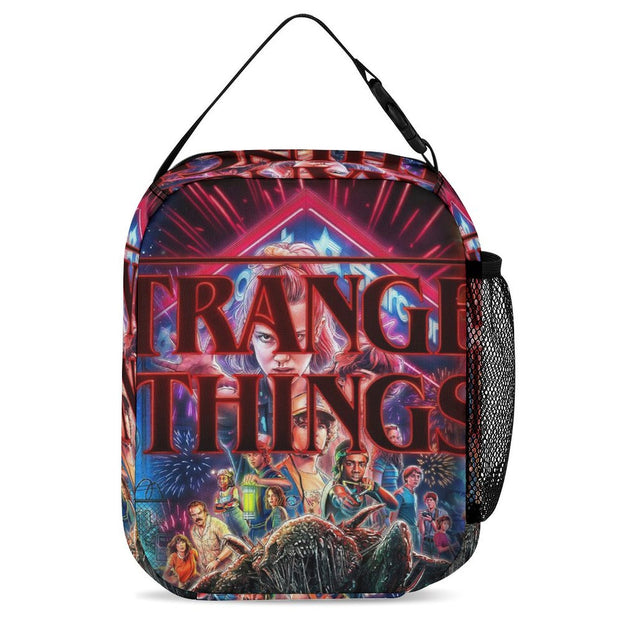 Stranger Things Student Backpack Fashionable Unisex School Bag for Boys and Girls Casual Double Shoulder Style