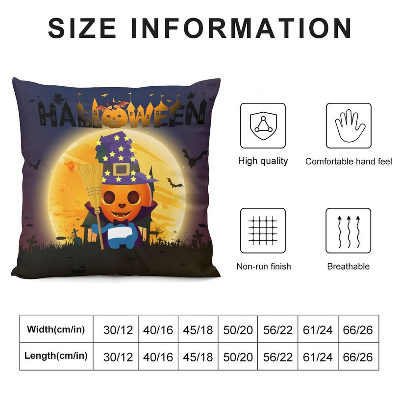 Charming Halloween Plush Pillowcase – Cozy Comfort for Your Spooky Celebrations