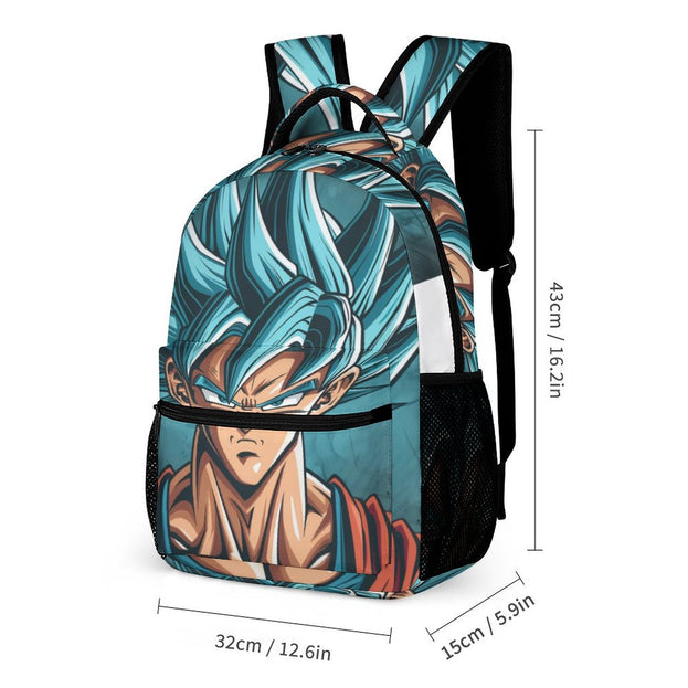 Dragon Ball Cartoon School Backpack Stylish Double Shoulder Bag for Elementary and Middle School Students