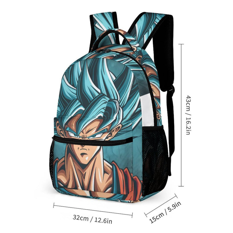 Dragon Ball Cartoon School Backpack Stylish Double Shoulder Bag for Elementary and Middle School Students