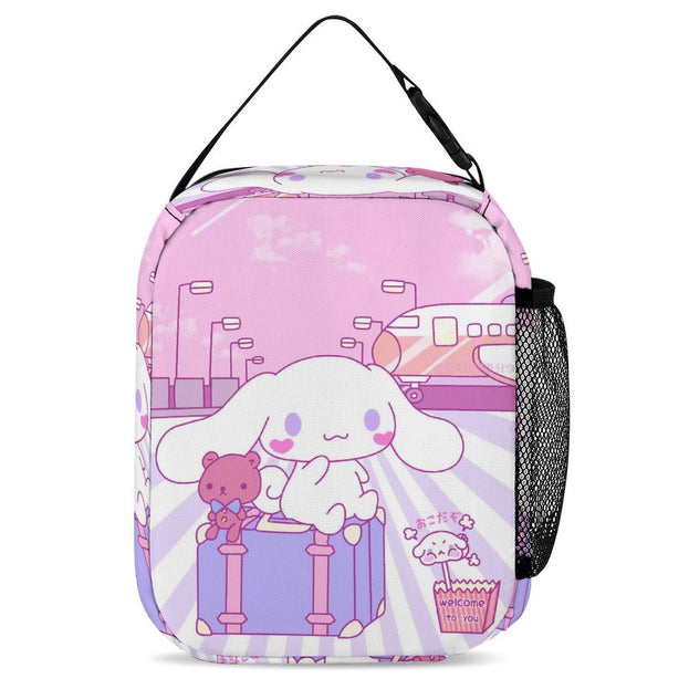 Cinnamoroll Preschool Backpack Adjustable Shoulder Straps Padded Back Lightweight Travel Bag for Boys and Girls