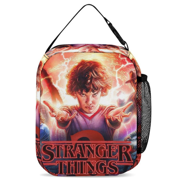 Stranger Things School Bag Durable Unisex Backpack for Students Trendy Casual Double Shoulder Bag