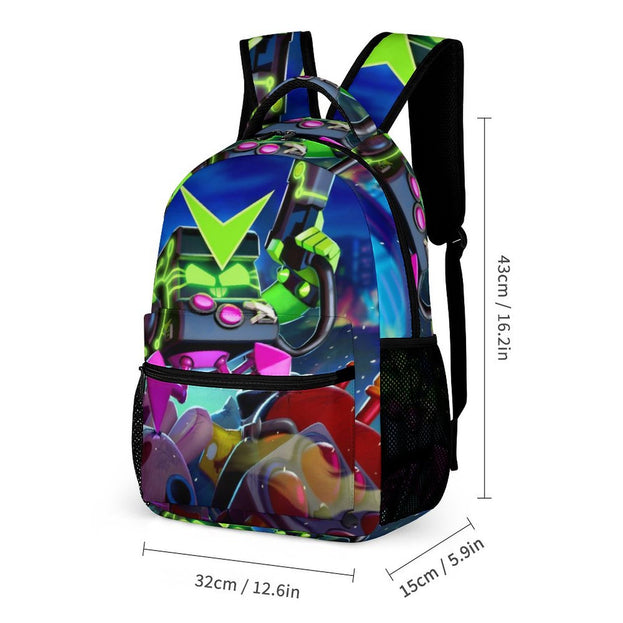 16 Inch Brawl Stars Anime School Backpack Fashionable and Sturdy Bag for Kids and Teens