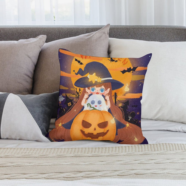 Deluxe Halloween Plush Pillowcase – Luxuriously Soft for the Halloween Spirit