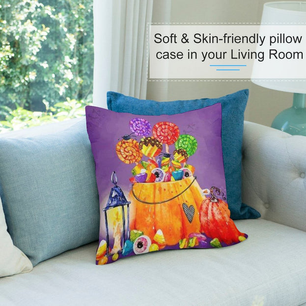 Festive Halloween Plush Pillowcase – Add a Touch of Comfort to Your Scary Decor