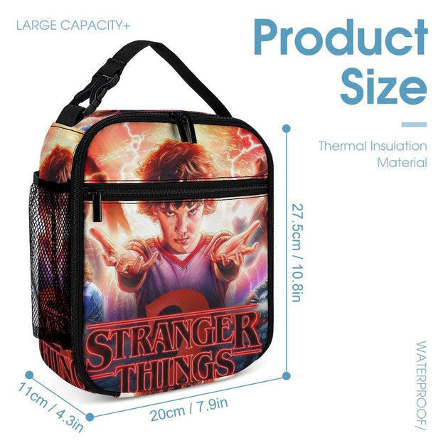 Stranger Things School Bag Durable Unisex Backpack for Students Trendy Casual Double Shoulder Bag