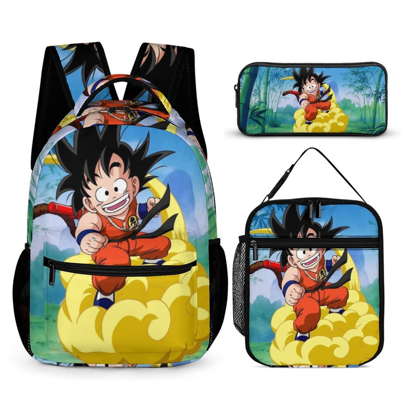 Kids' Dragon Ball Z 16 Inch Backpack Set Perfect for Preschool Boys and Girls