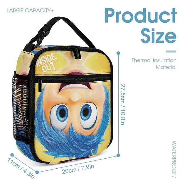 Inside Out School Backpack Trendy Unisex Double Shoulder Bag for Boys and Girls