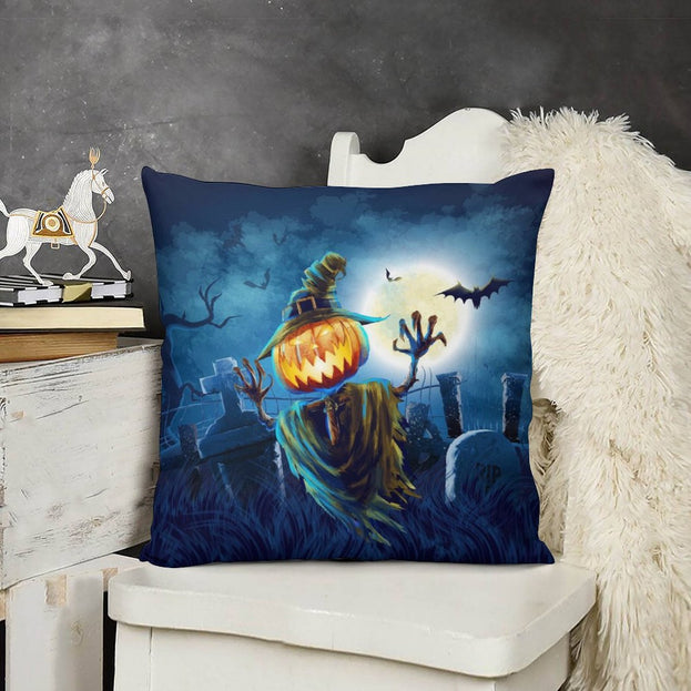 Halloween-Themed Plush Pillowcase – Soft Comfort for a Ghoulishly Good Night