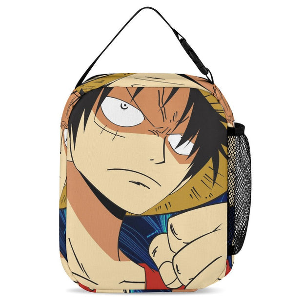 One Piece Luffy Backpack Durable Unisex School Bag for Students Casual Double Shoulder Bag