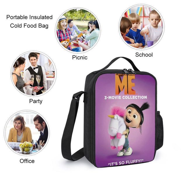 17 Inch Despicable Me 4 Backpack Sturdy School Bag for Teen Boys and Girls