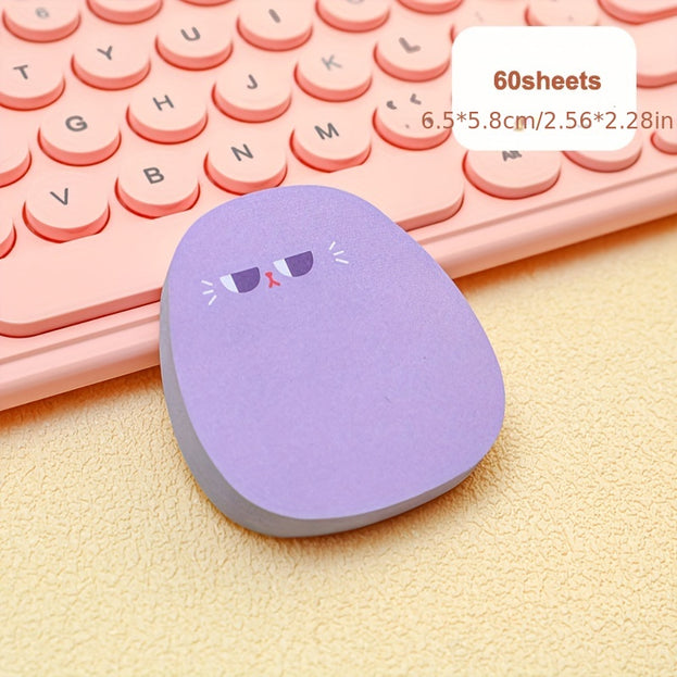 10 Pcs Vibrant Emoji Memo Pads Self Stick Notes Ideal for Office and School Use