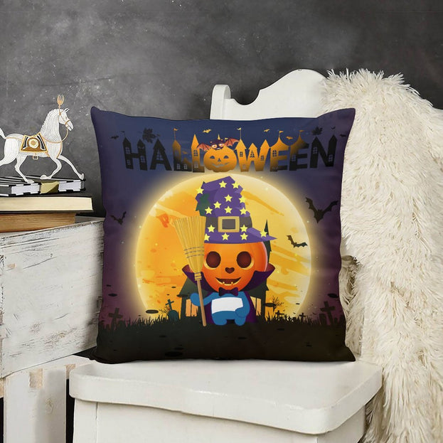 Charming Halloween Plush Pillowcase – Cozy Comfort for Your Spooky Celebrations