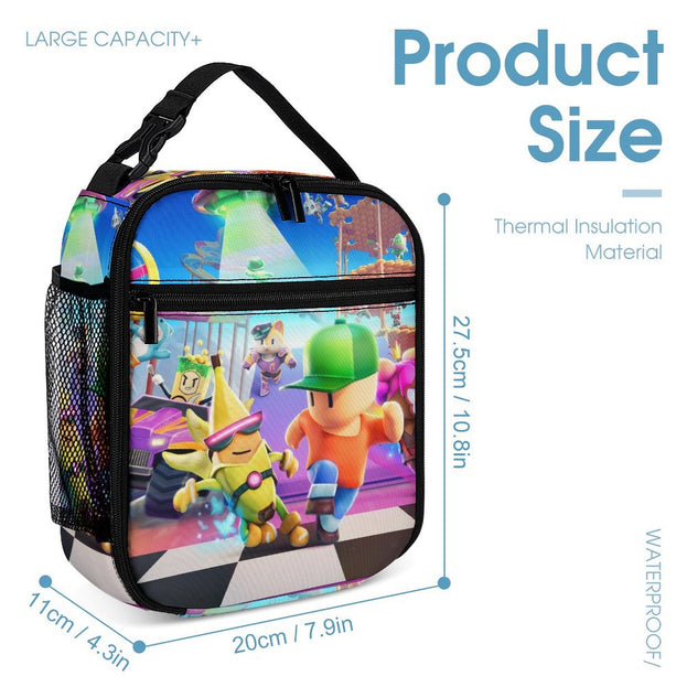 Stumble Guys Kids Backpack Lightweight Durable with Adjustable Straps and Padded Back for Kindergarten and Elementary School