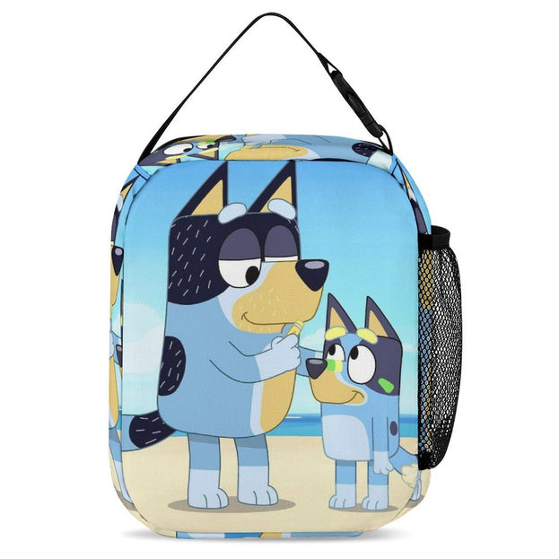 Bluey Print School Backpack Comfortable and Stylish Double Shoulder Bag for Children